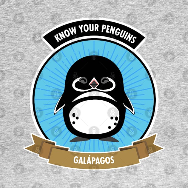 Galapagos Penguin - Know Your Penguins by Peppermint Narwhal